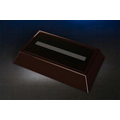 Dark Rosewood Rectangular LED Base (3-3/4 x 9-1/2")